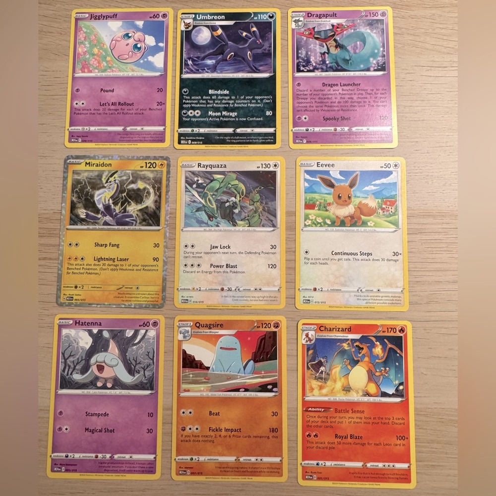 Pokémon Card Set – 9 Cards (Set B) - McDonald’s 2025